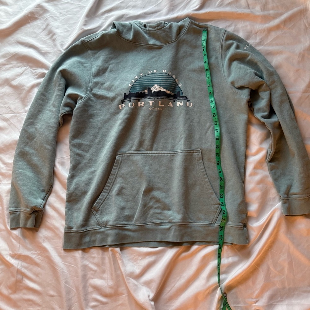 Columbia Men's Hoodie - Teal‎ Gray - Picture 4 of 7